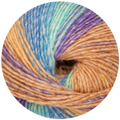 0028 - lila/blau/camel/türkis