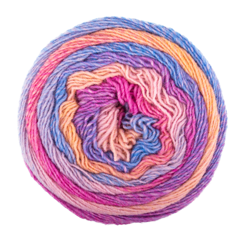 0082 - blau / orange / pink / lila
