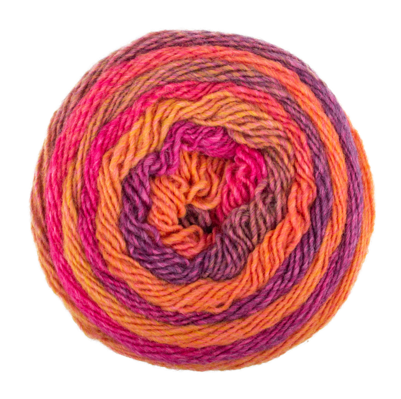 0085 - orange / lila / pink