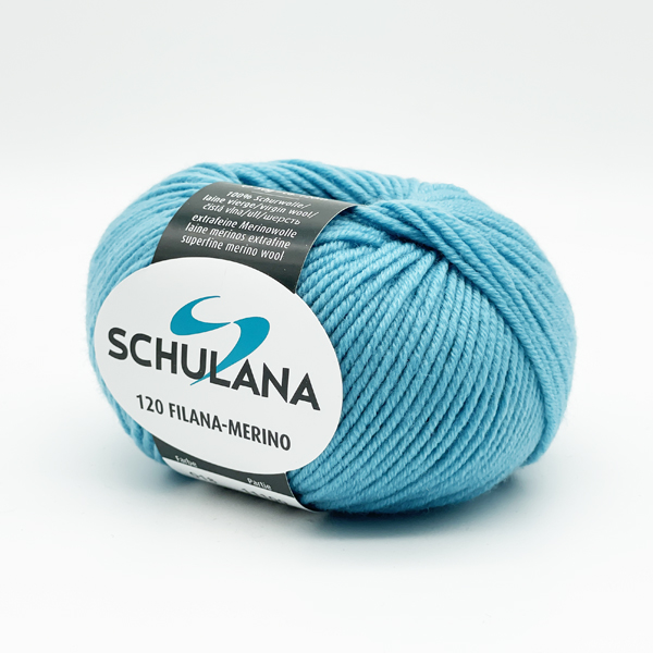Filana-Merino 120 von Schulana 0018 - aqua