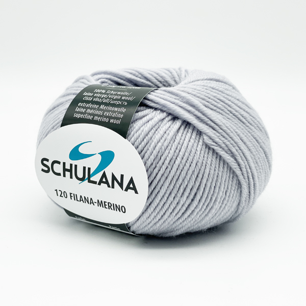 Filana-Merino 120 von Schulana 0021 - hellgrau