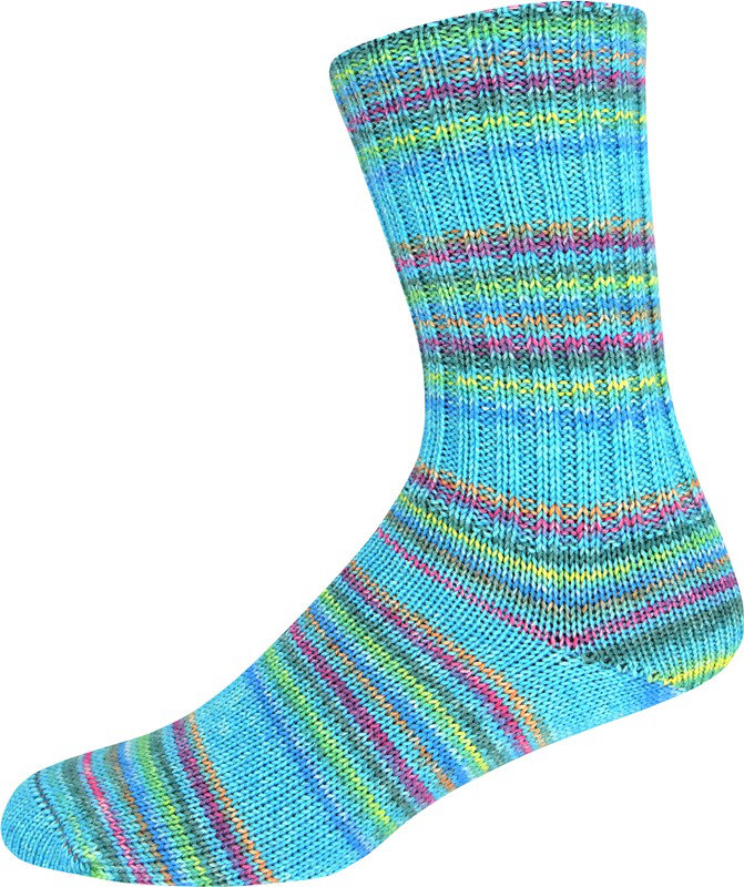 Supersocke Merino Extrafein Sort. 367 Color 4-fach von ONline 3040